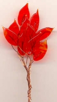 Red-Orange Large Leaves Red-Orange Large Leaves